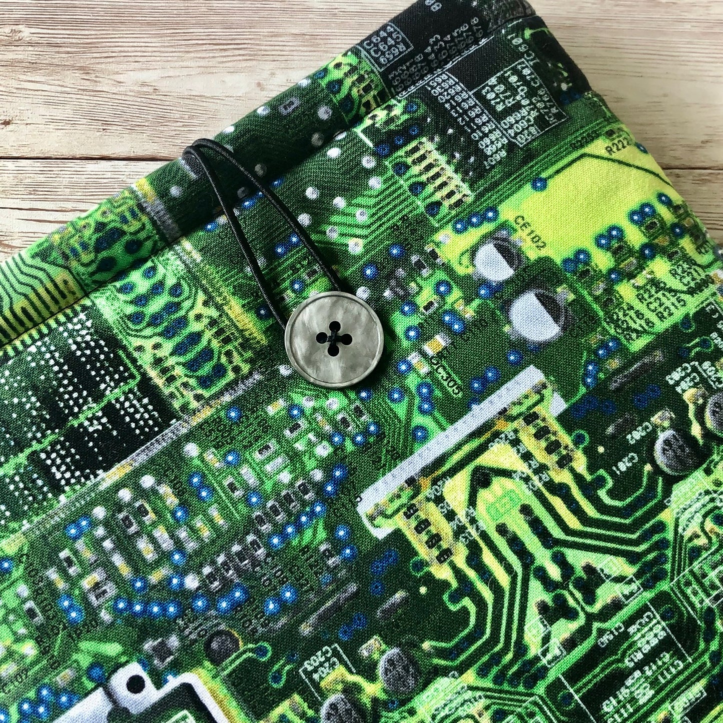 Digital Circuitboard padded book/tablet sleeve