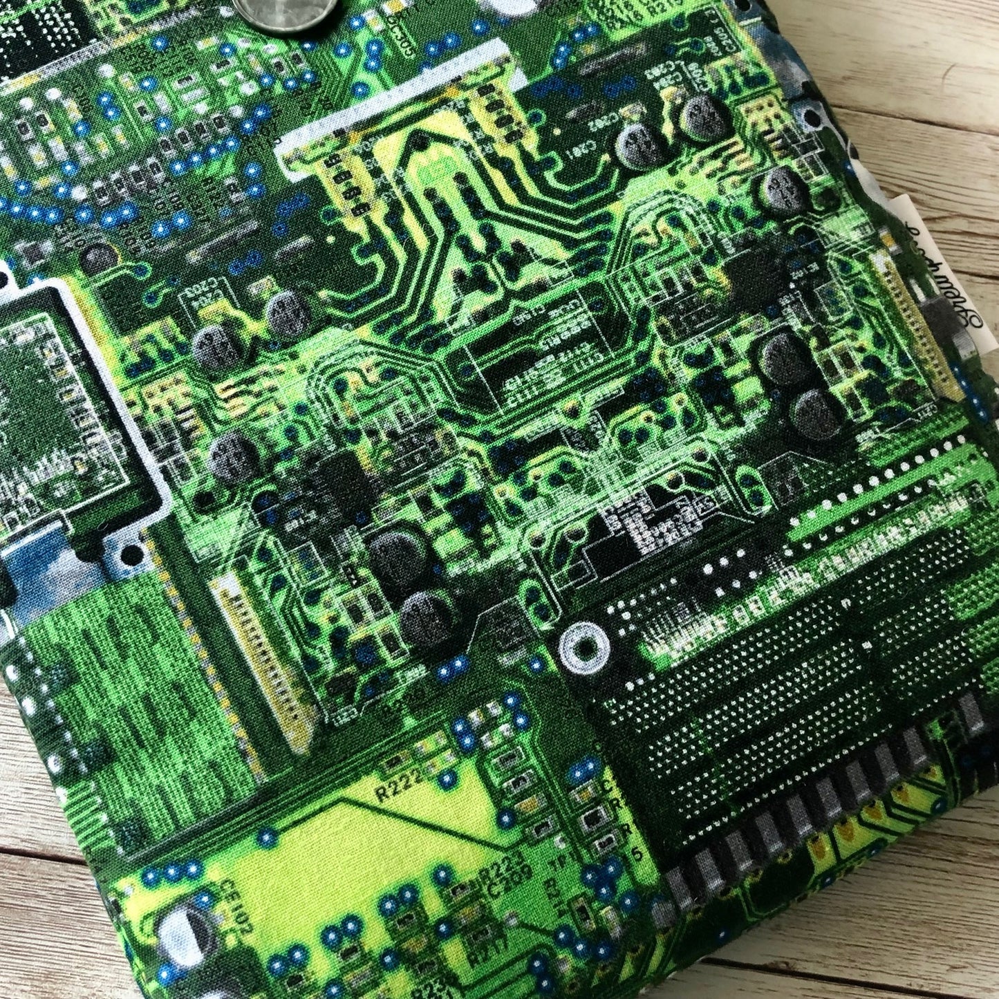 Digital Circuitboard padded book/tablet sleeve