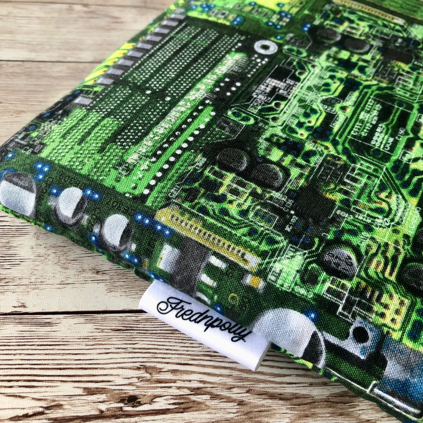 Digital Circuitboard padded book/tablet sleeve