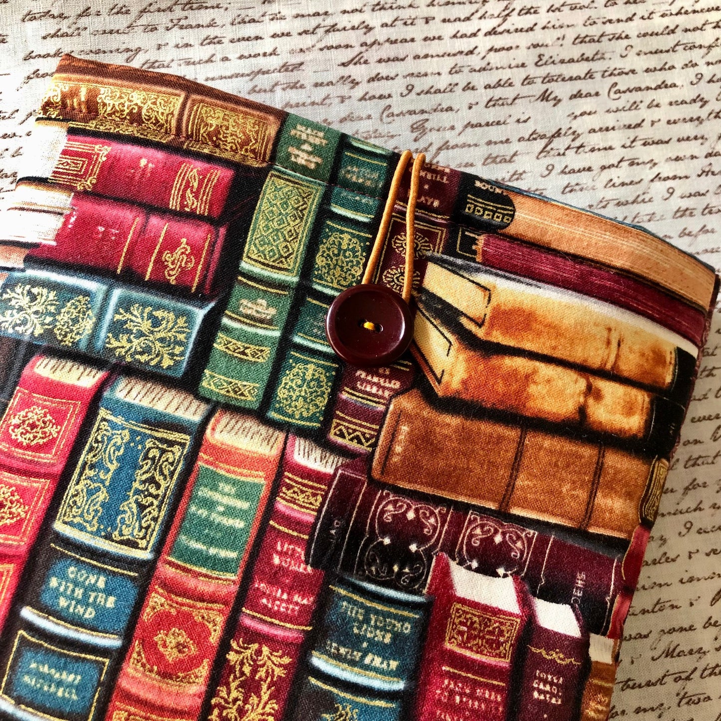 Antique Gilded Books padded book/tablet sleeve