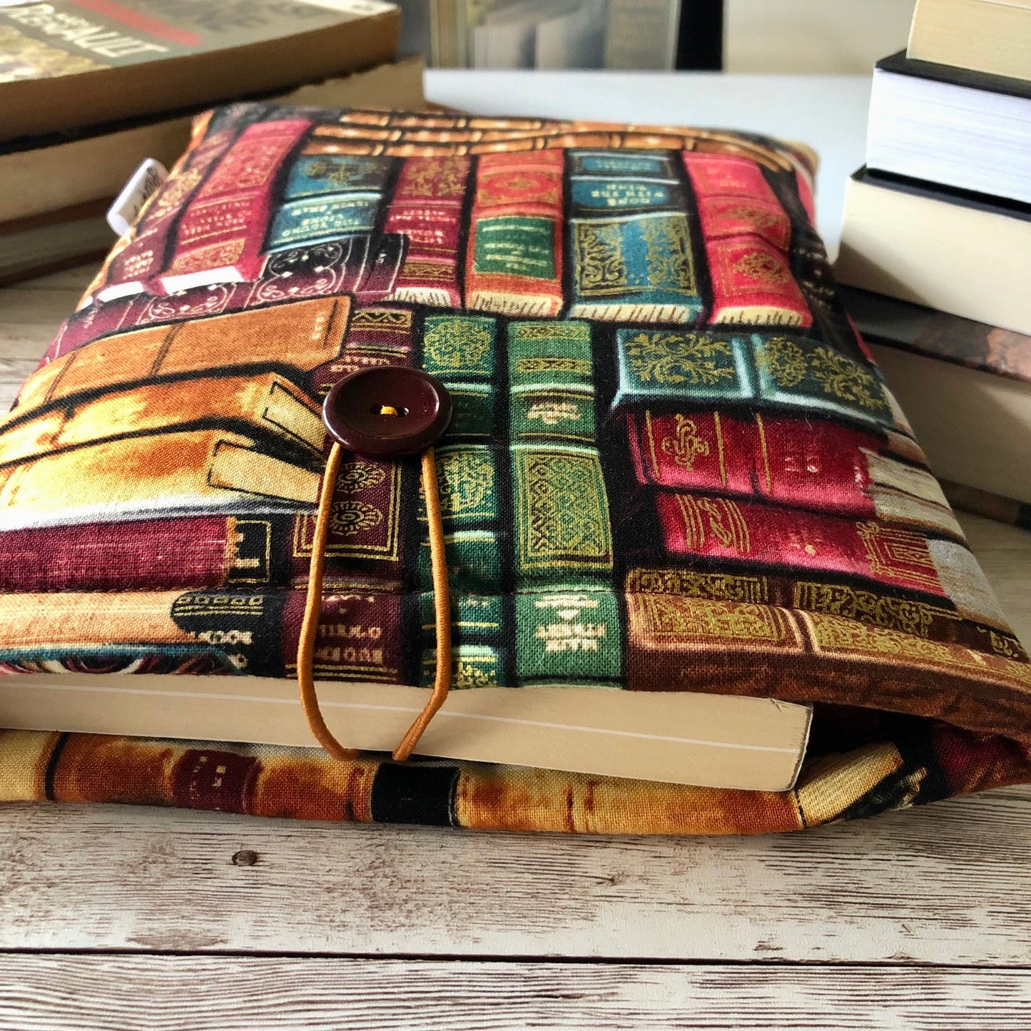 Antique Gilded Books padded book/tablet sleeve