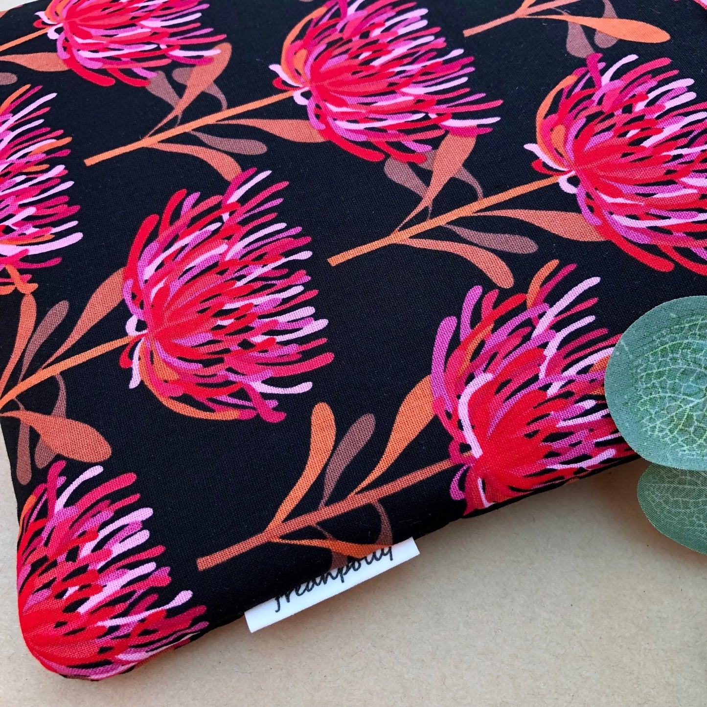 Waratah Floral padded book/tablet sleeve