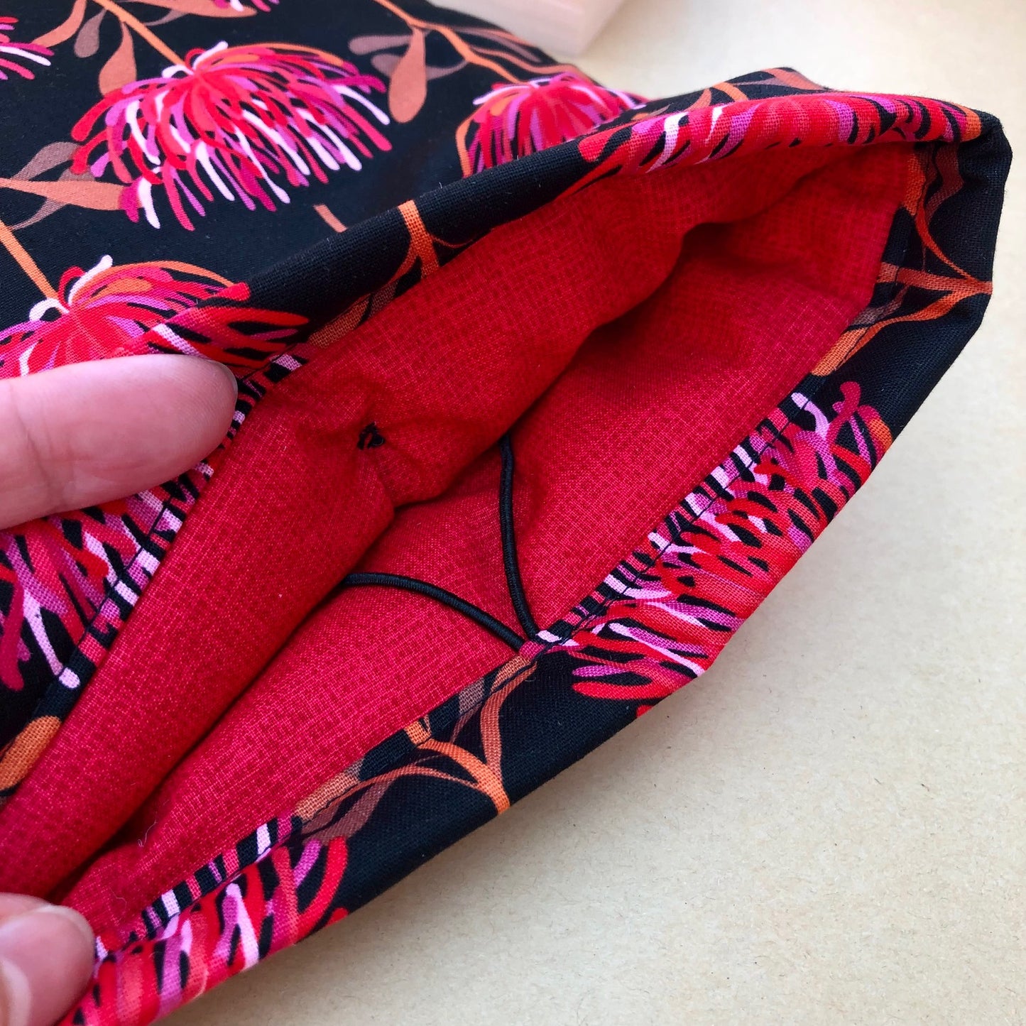 Waratah Floral padded book/tablet sleeve