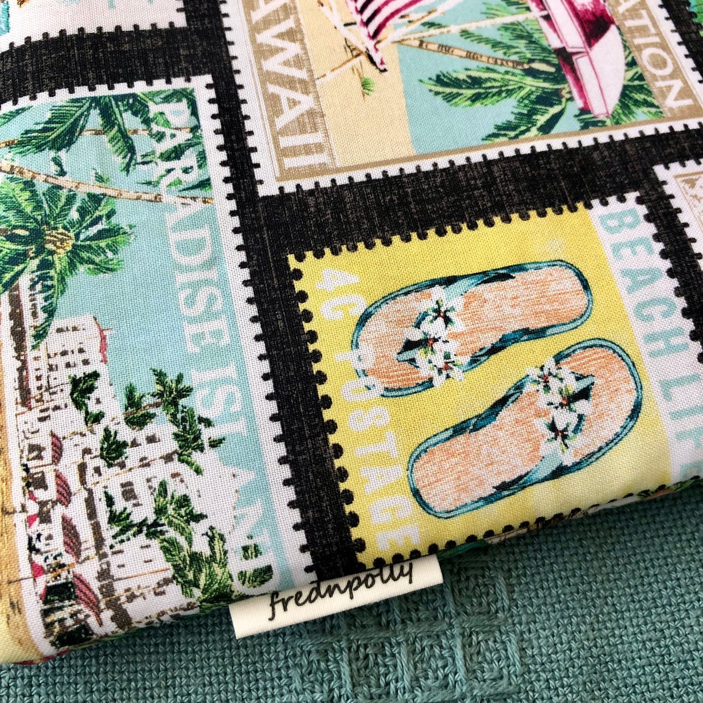 Hawaii Stamps Tropical padded book/tablet sleeve