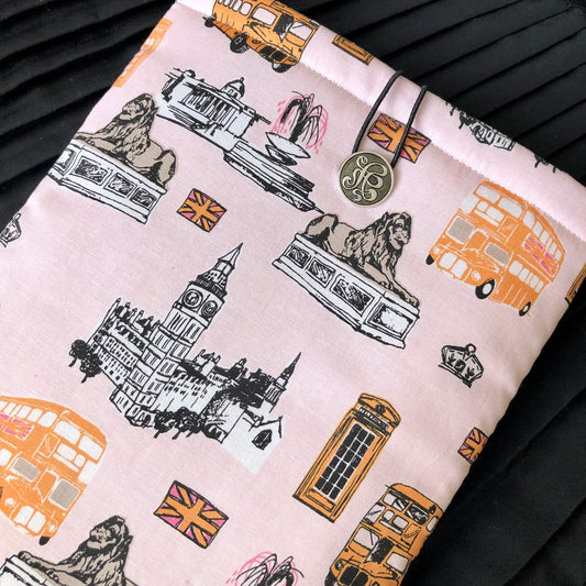 British Invasion London padded book/tablet sleeve