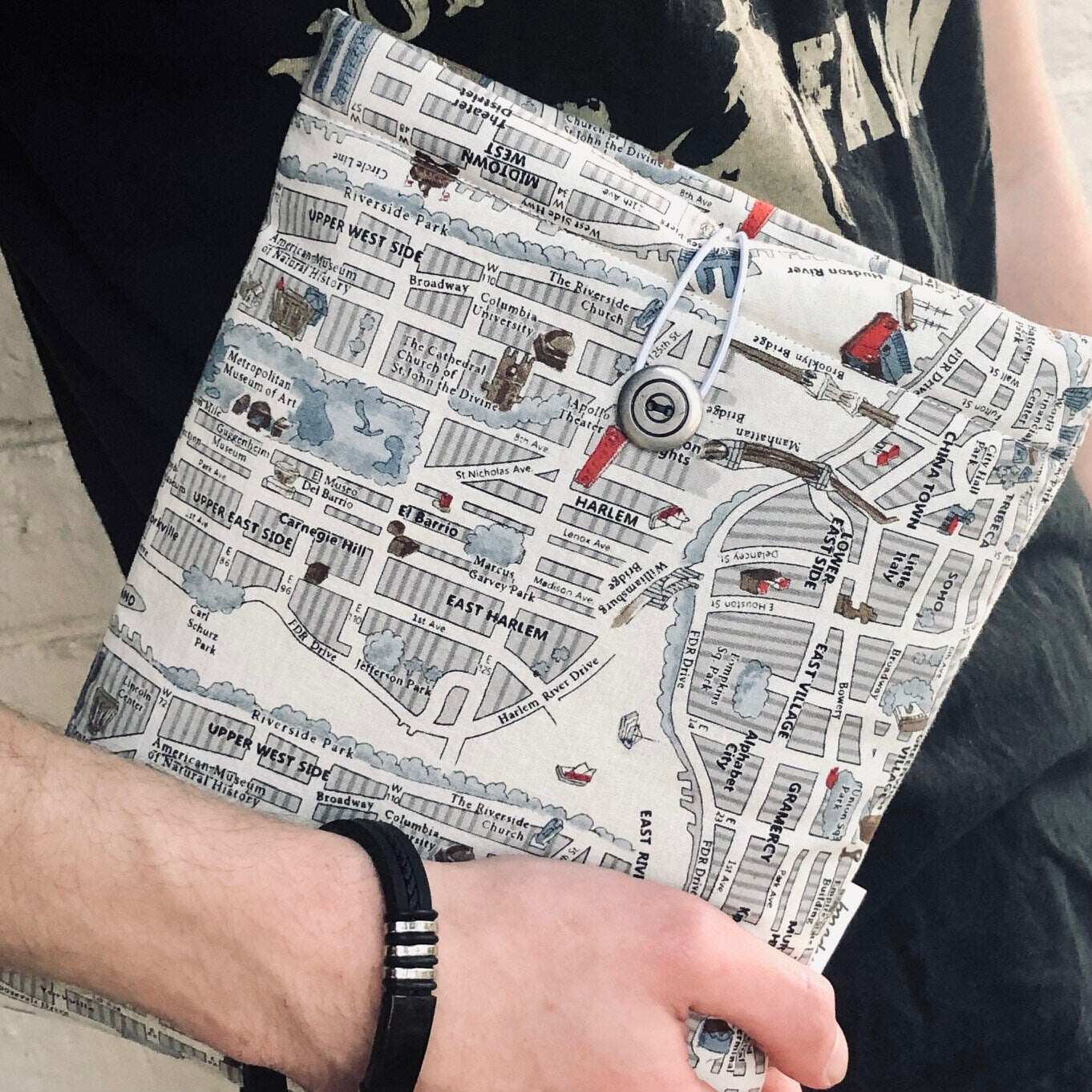 New York City Map padded book/tablet sleeve