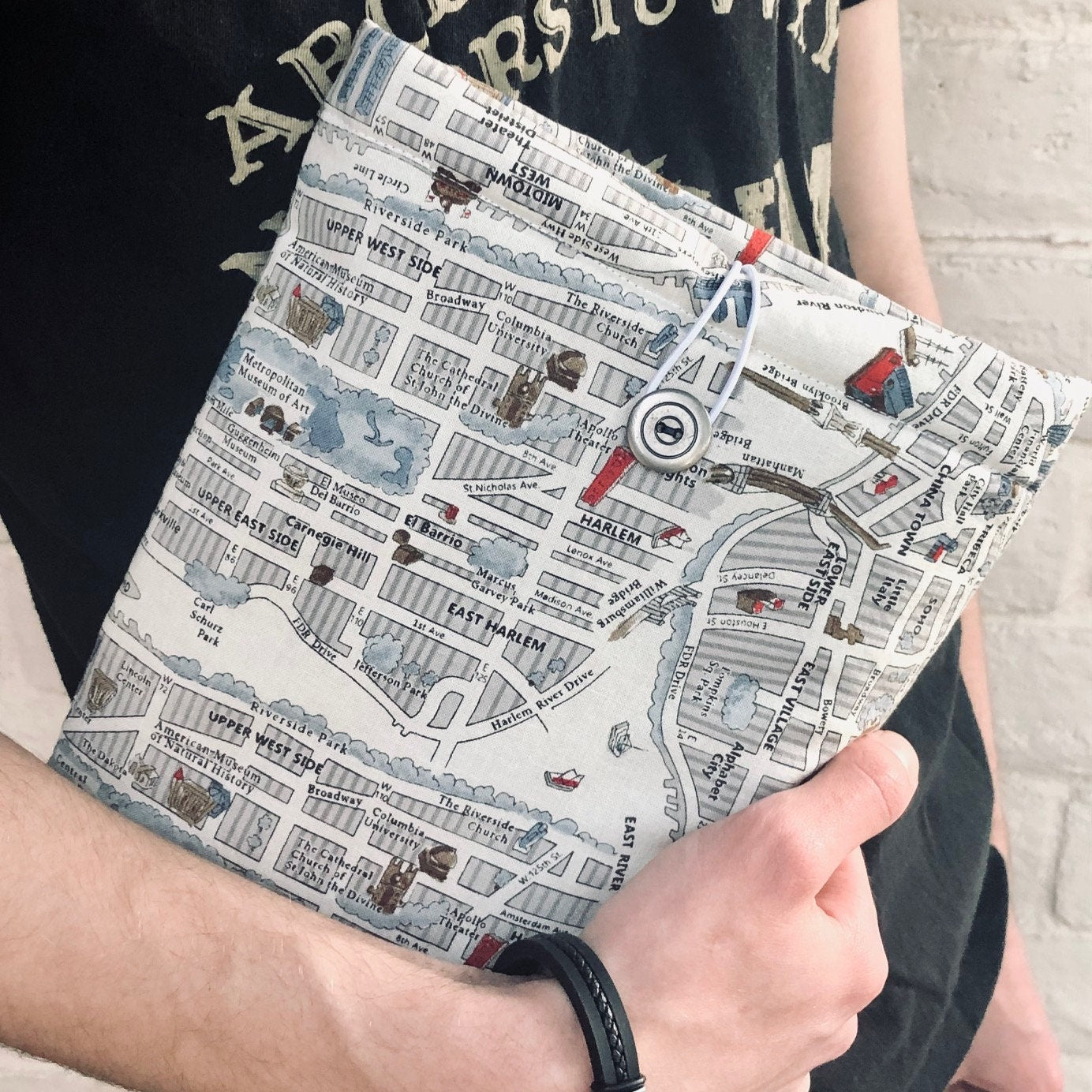 New York City Map padded book/tablet sleeve