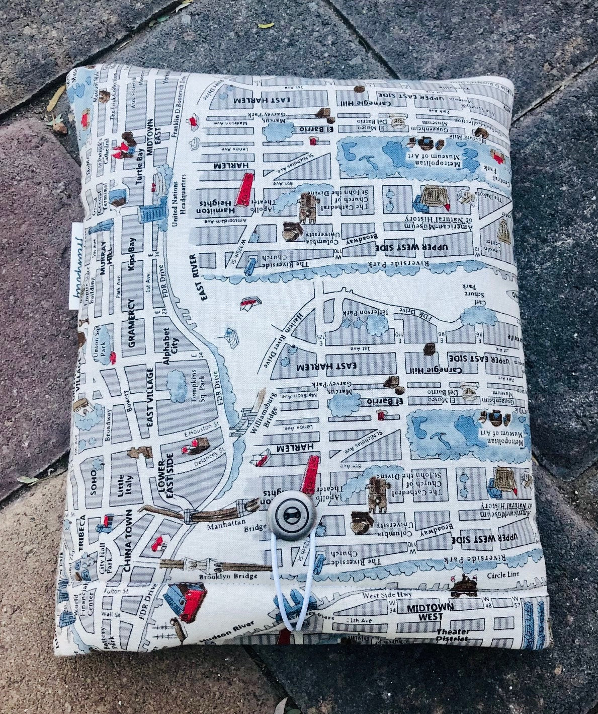 New York City Map padded book/tablet sleeve