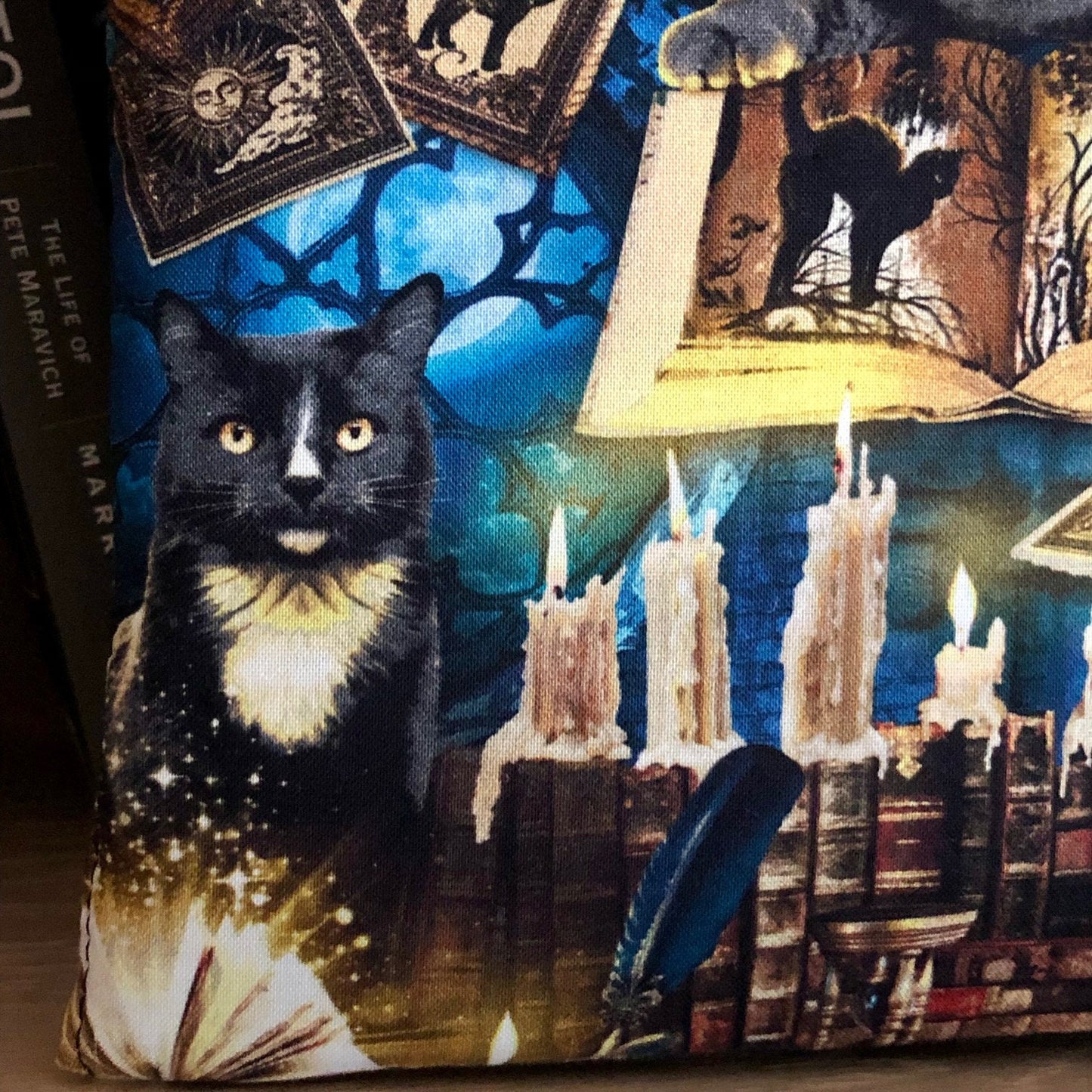 Magical Black Cats Witchy padded book/tablet sleeve