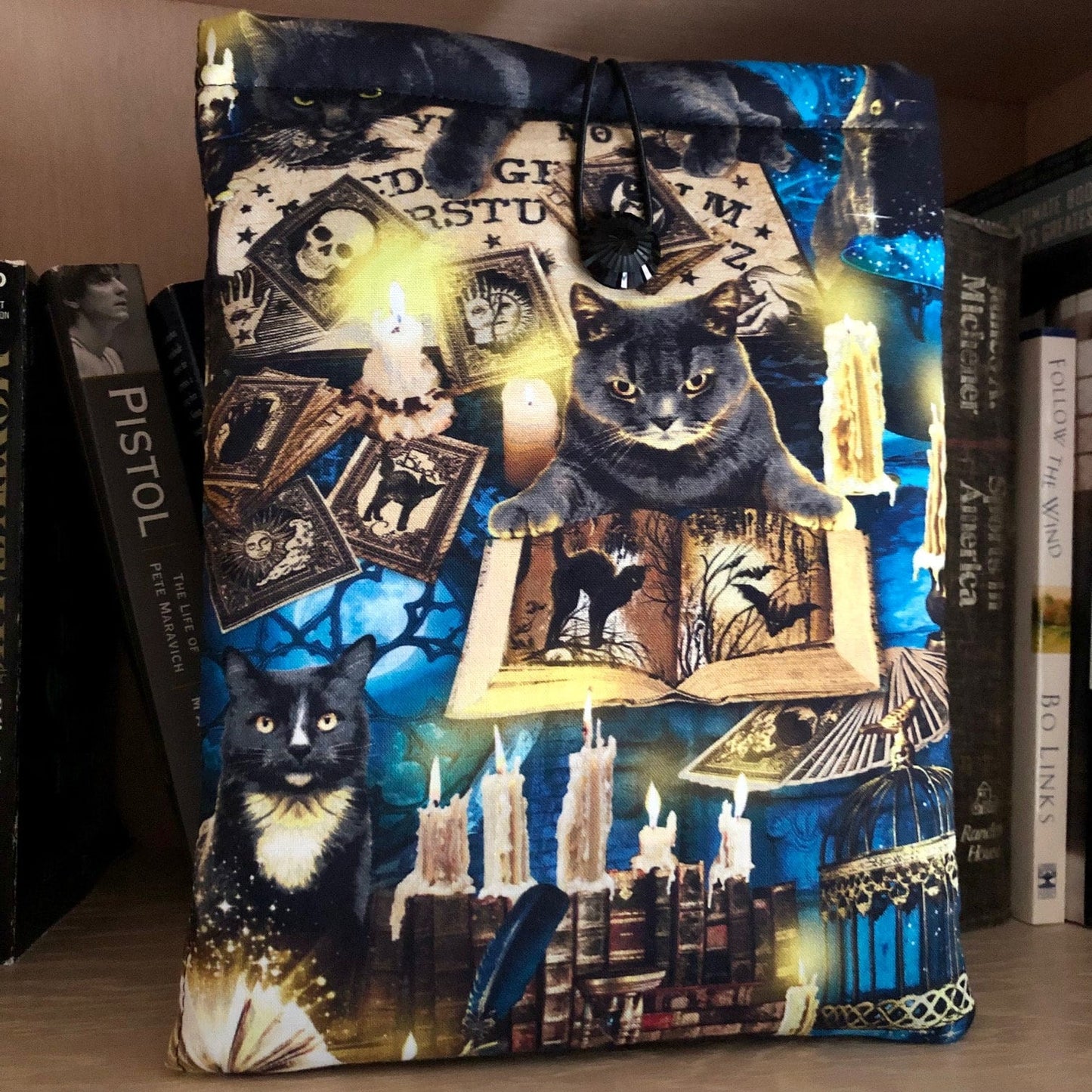 Magical Black Cats Witchy padded book/tablet sleeve