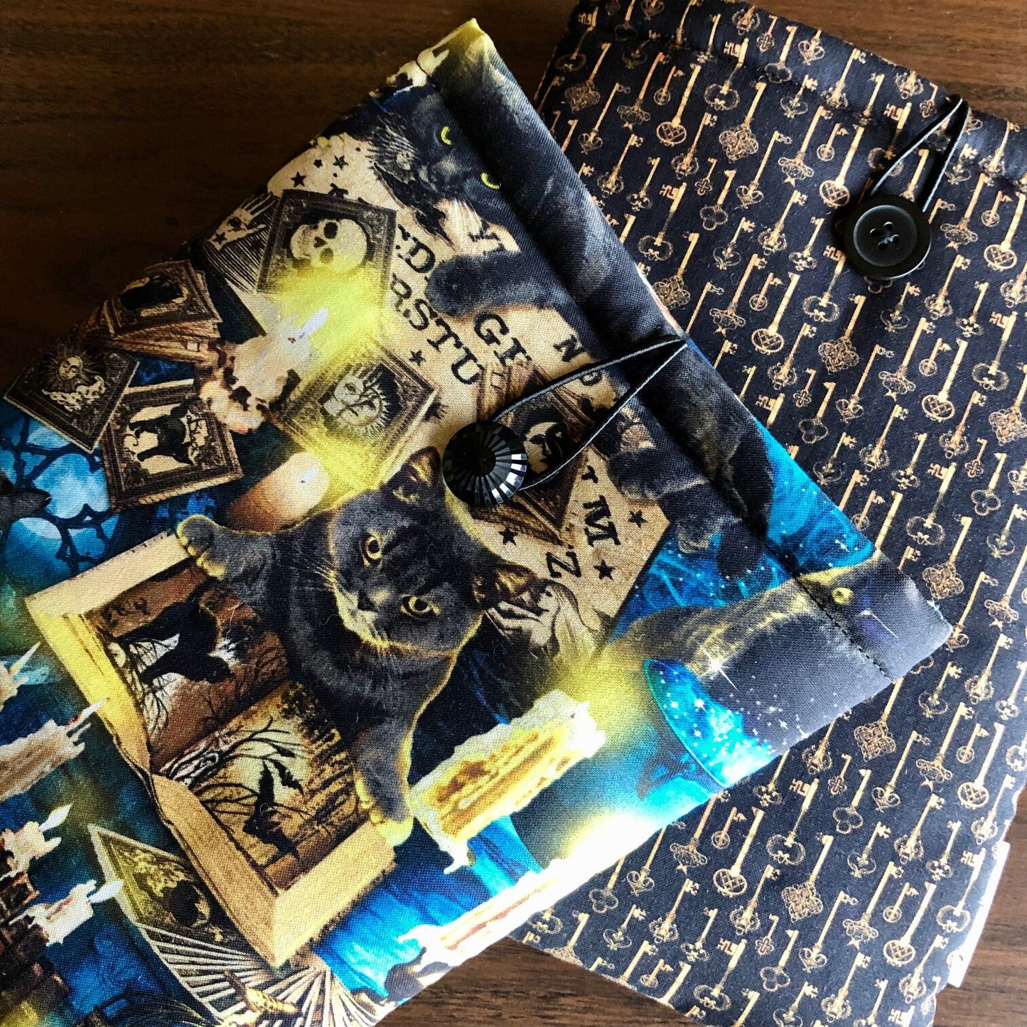 Magical Black Cats Witchy padded book/tablet sleeve