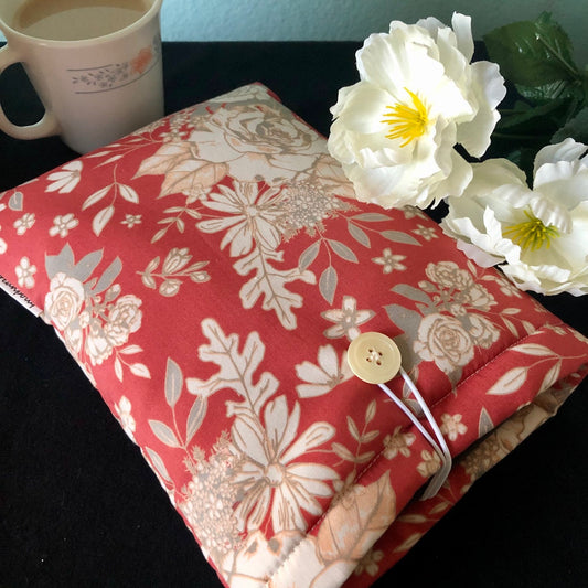 Romantic Floral padded book/tablet sleeve