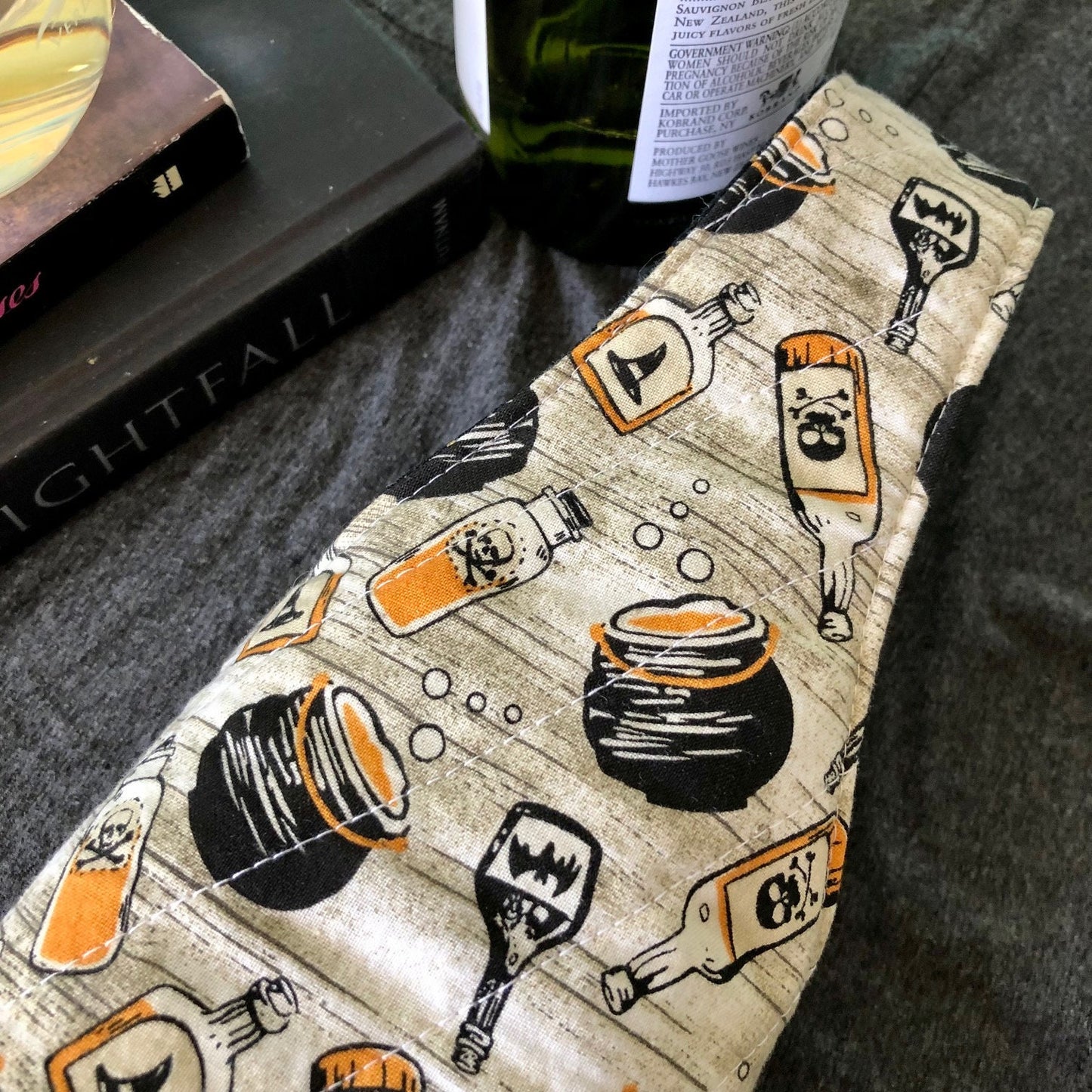 Witches Brew Halloween wine bottle carry bag