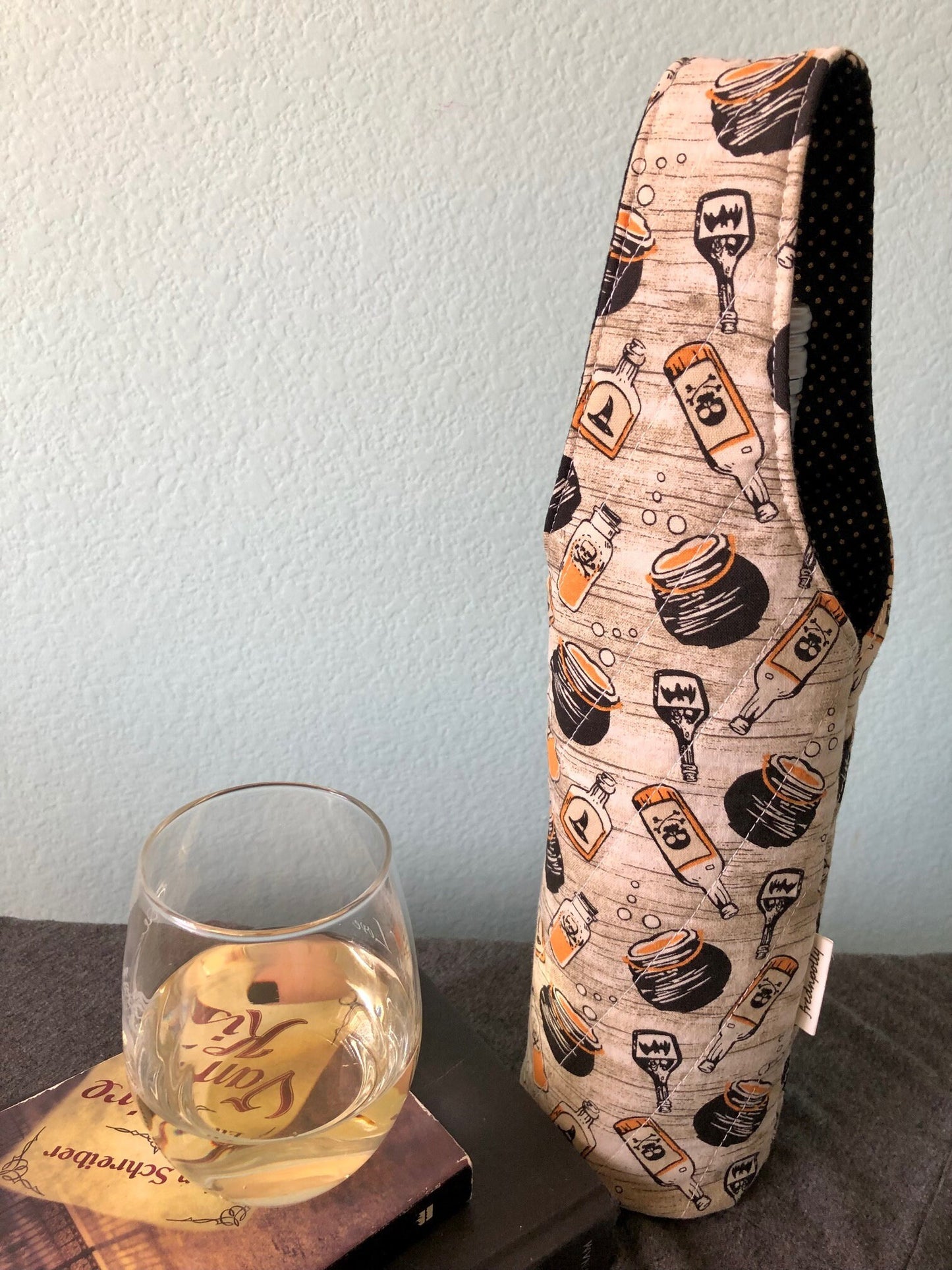 Witches Brew Halloween wine bottle carry bag