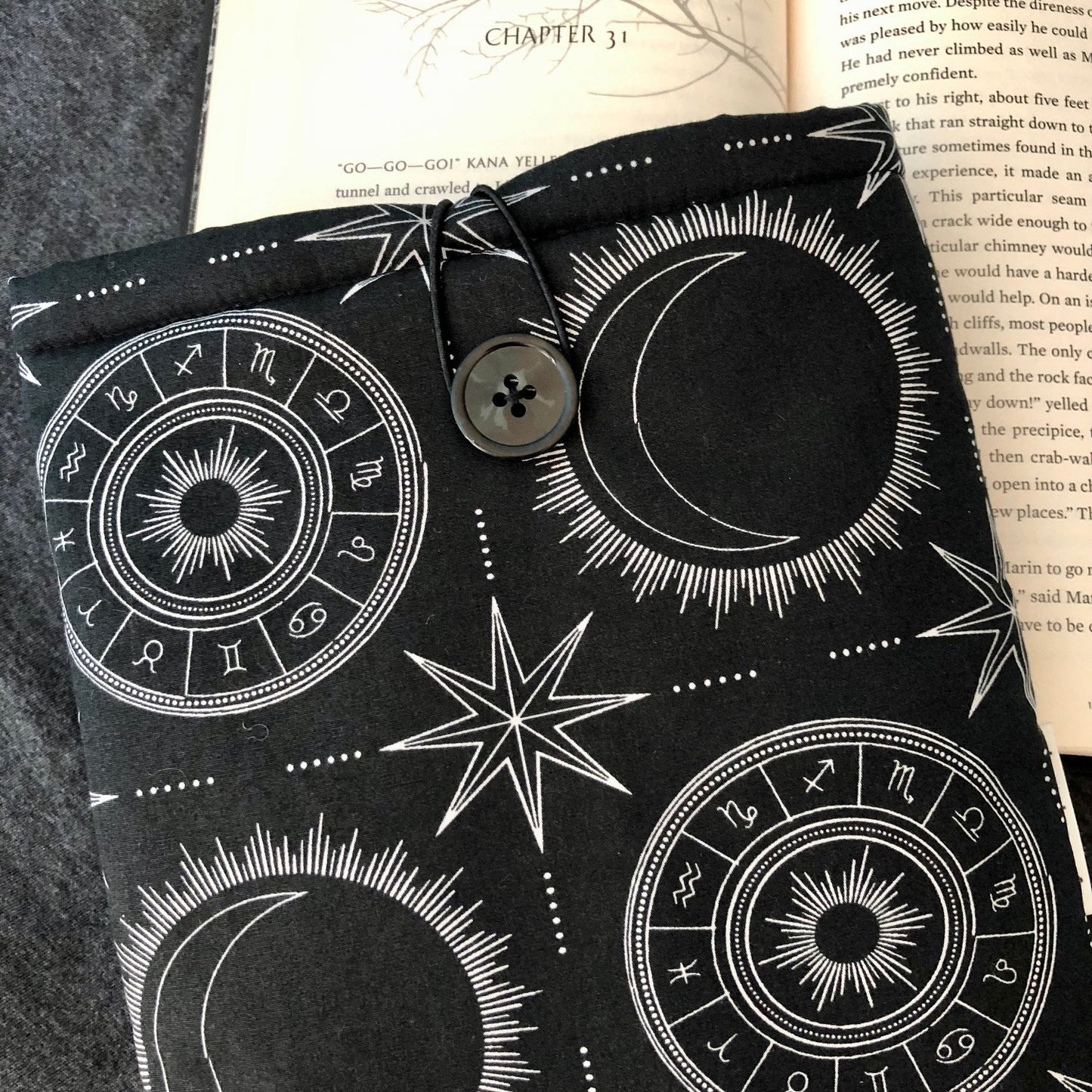 Celestial Zodiac padded book/tablet sleeve