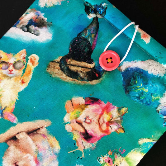 Painted Cats padded book/tablet sleeve